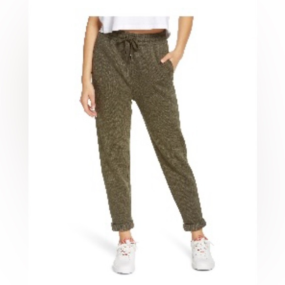 Sweaty Betty nestle up green sweatpants / joggers size M (matching top avail)